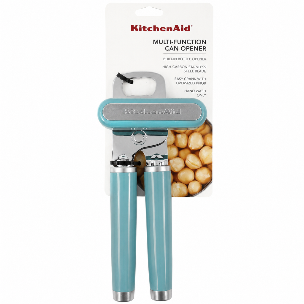 KitchenAid Multifunction Can Opener & Bottle Opener - Aqua Green