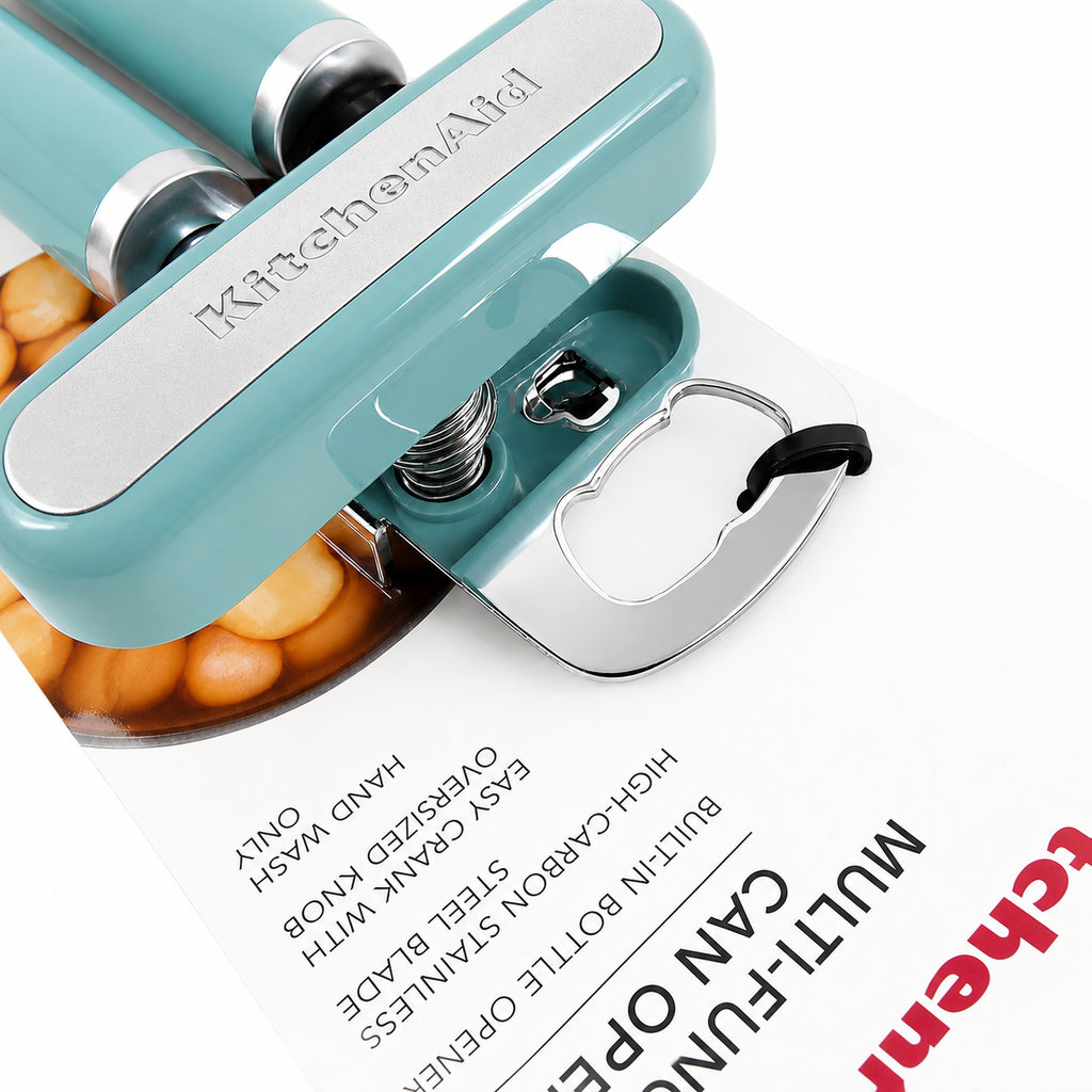 KitchenAid Multifunction Can Opener & Bottle Opener - Aqua Green