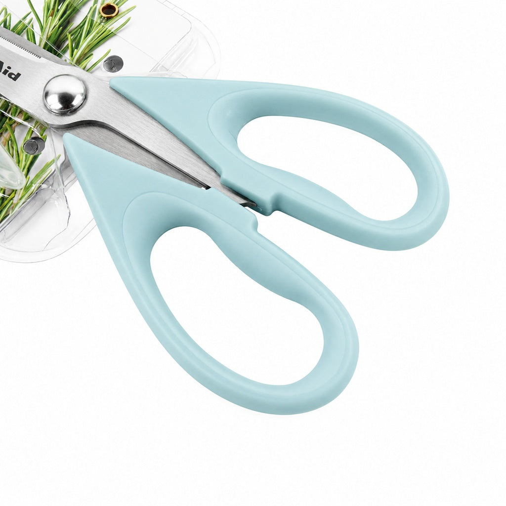 KitchenAid Aqua Green Kitchen Scissors Stainless-Steel Utility Shears with Protective Sheath