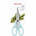 KitchenAid Aqua Green Kitchen Scissors Stainless-Steel Utility Shears with Protective Sheath