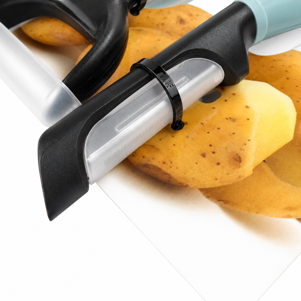 KitchenAid 2-Piece Vegetable Peeler Set Y Peeler & Euro Peeler with Blade Covers - Aqua Green