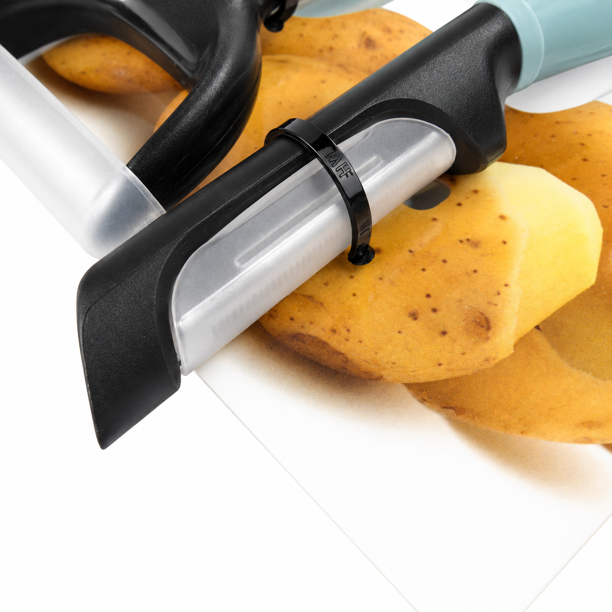 KitchenAid 2-Piece Vegetable Peeler Set Y Peeler & Euro Peeler with Blade Covers - Aqua Green