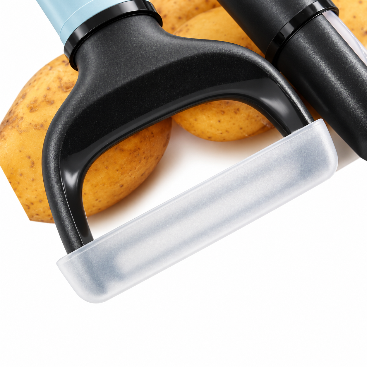 KitchenAid 2-Piece Vegetable Peeler Set Y Peeler & Euro Peeler with Blade Covers - Aqua Green
