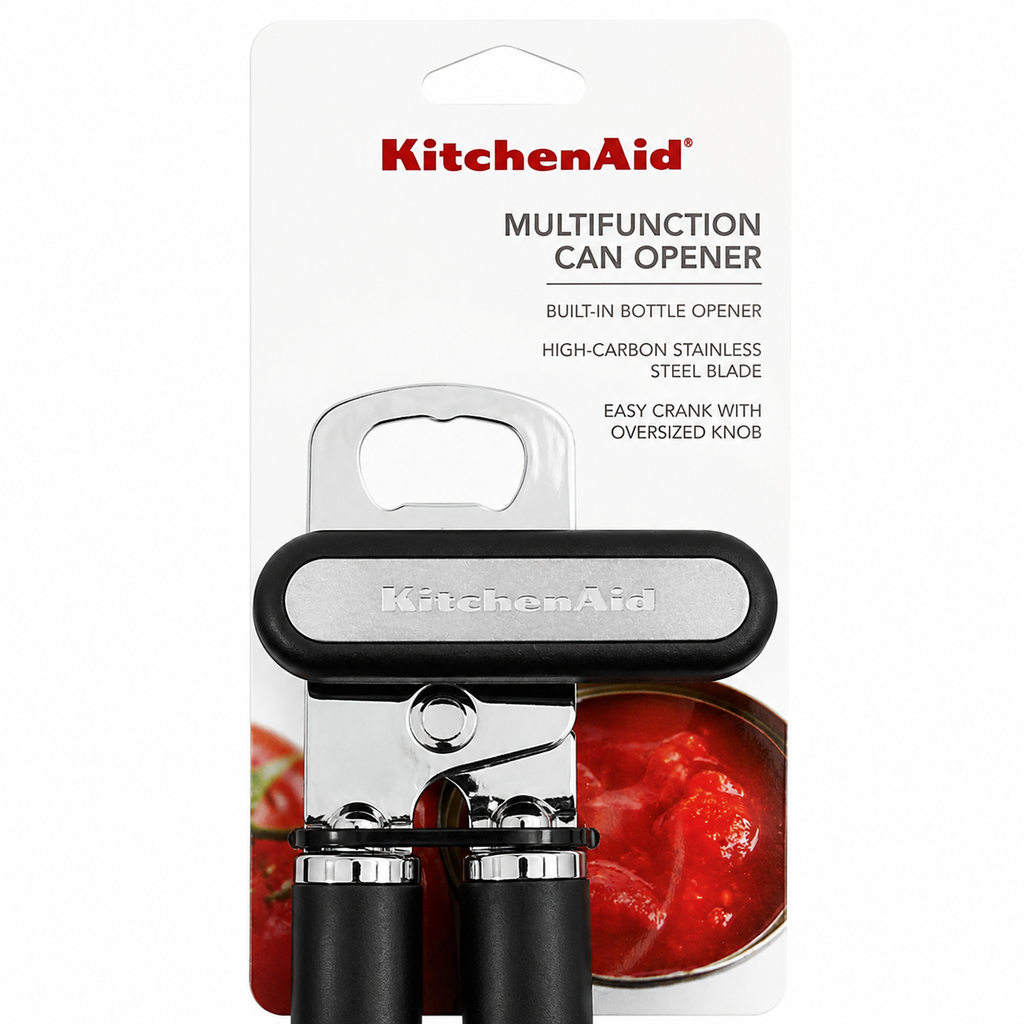 KitchenAid Multifunction Can Opener & Bottle Opener – Black