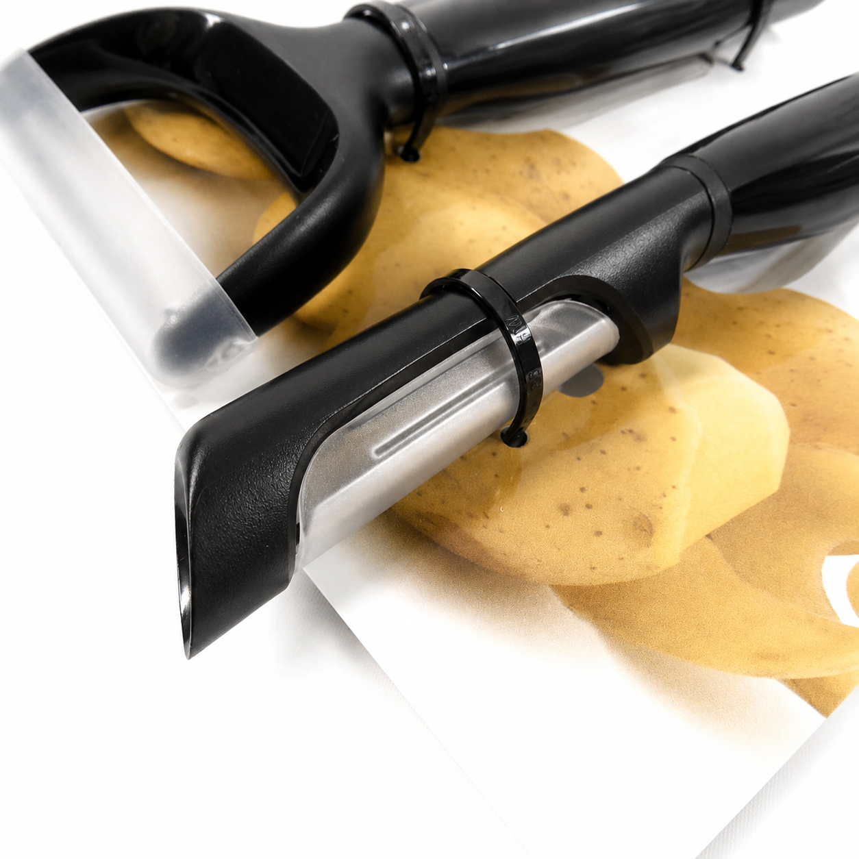 KitchenAid 2-Piece Vegetable Peeler Set with Blade Covers Y Peeler & Euro Peeler – Black