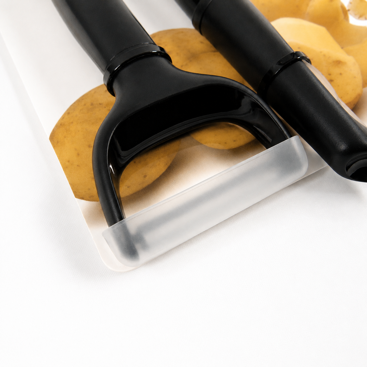 KitchenAid 2-Piece Vegetable Peeler Set with Blade Covers Y Peeler & Euro Peeler – Black