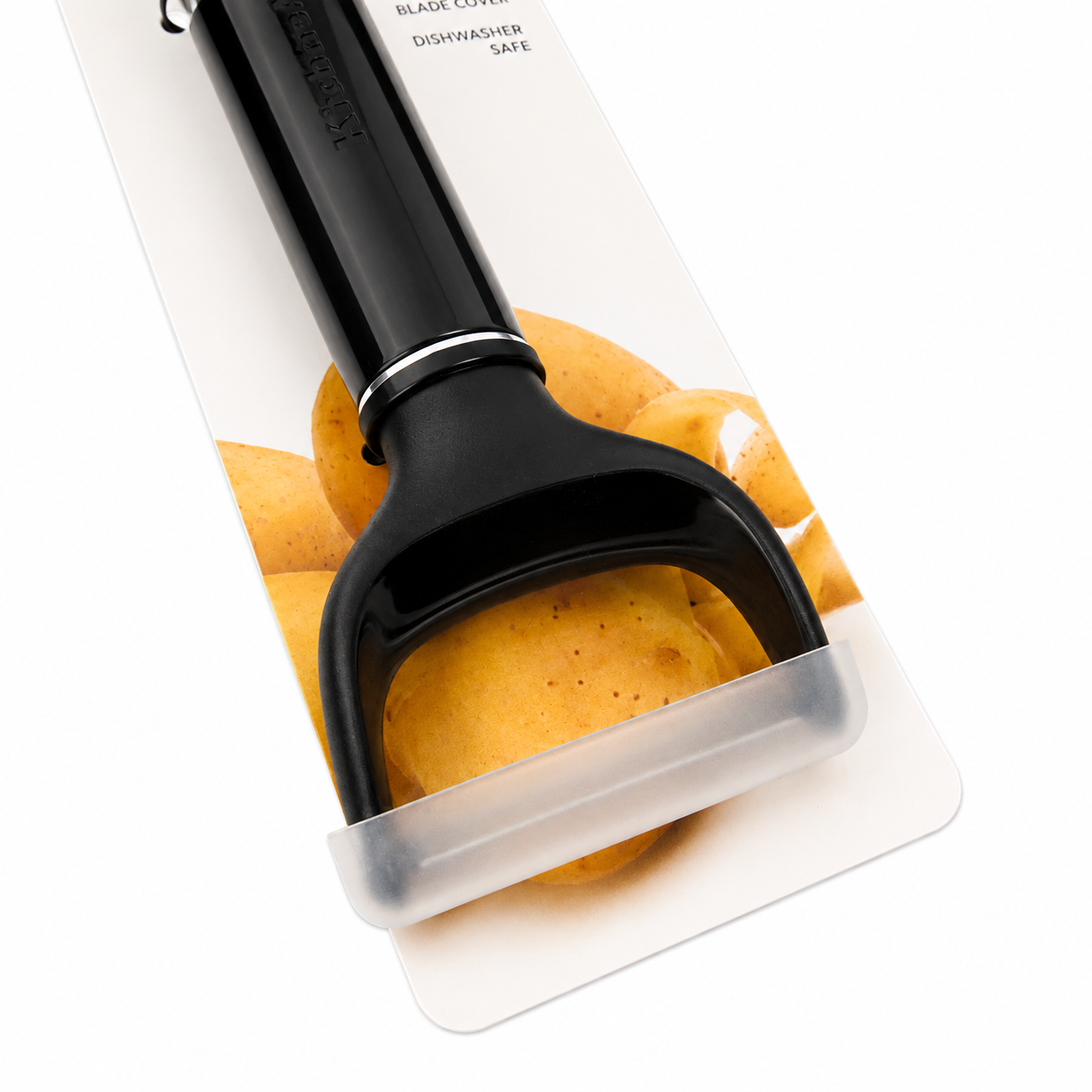 KitchenAid Y Peeler with Protective Blade Cover – Black, Dishwasher Safe Vegetable & Fruit Peeler