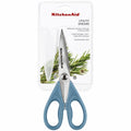 KitchenAid Light Blue Kitchen Scissors Stainless-Steel Utility Shears with Protective Sheath