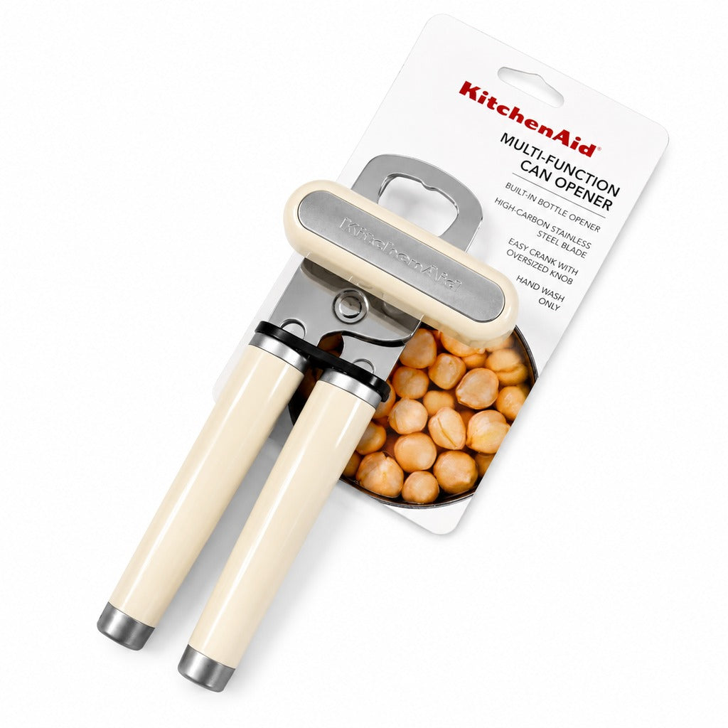 KitchenAid Multifunction Can Opener & Bottle Opener - Cream White