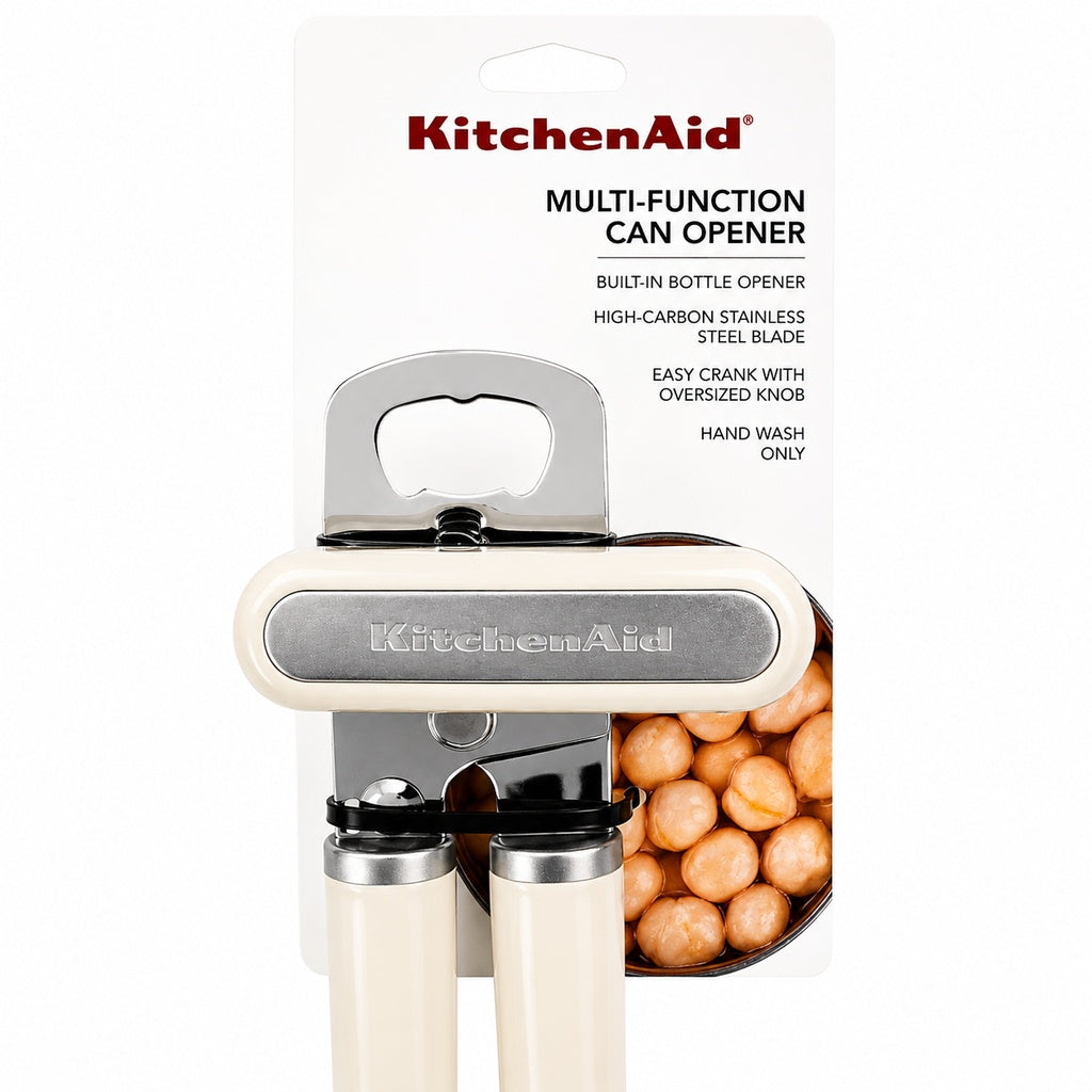 KitchenAid Multifunction Can Opener & Bottle Opener - Cream White