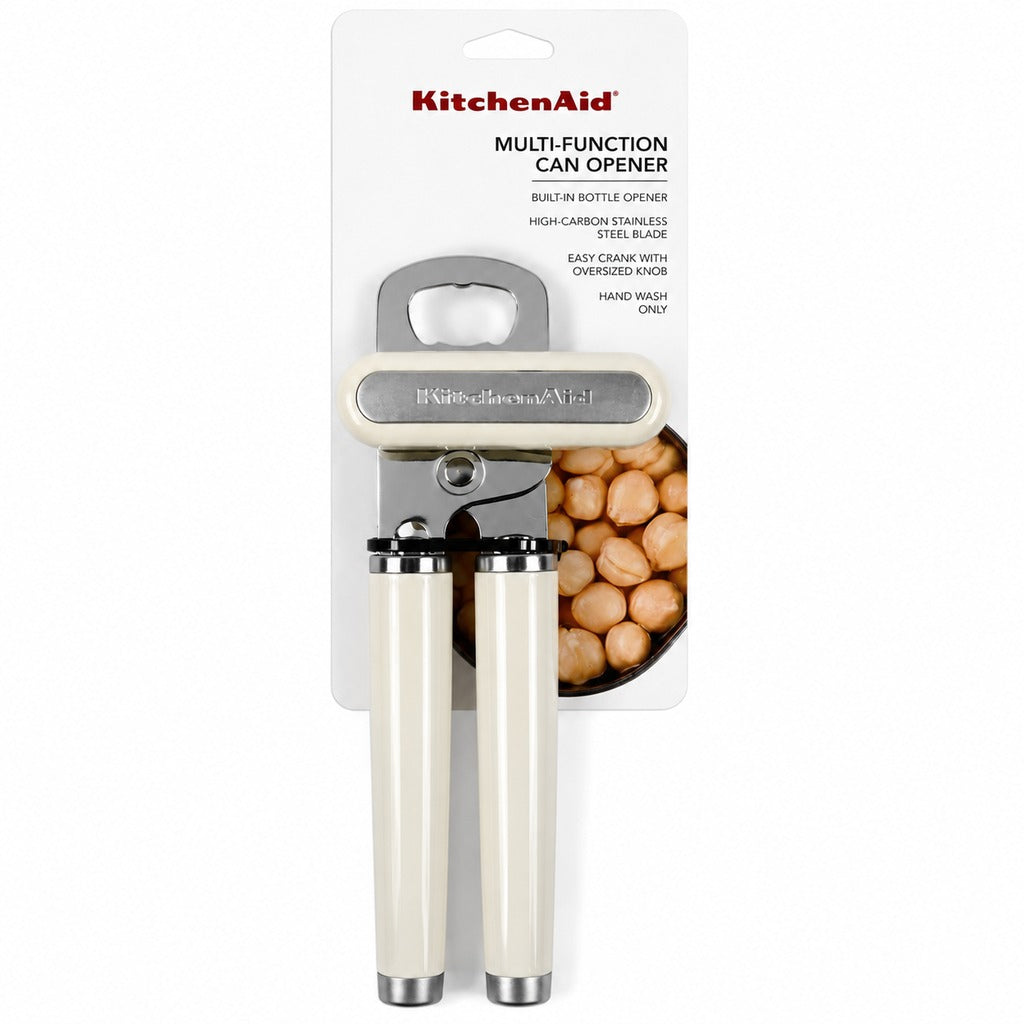 KitchenAid Multifunction Can Opener & Bottle Opener - Cream White