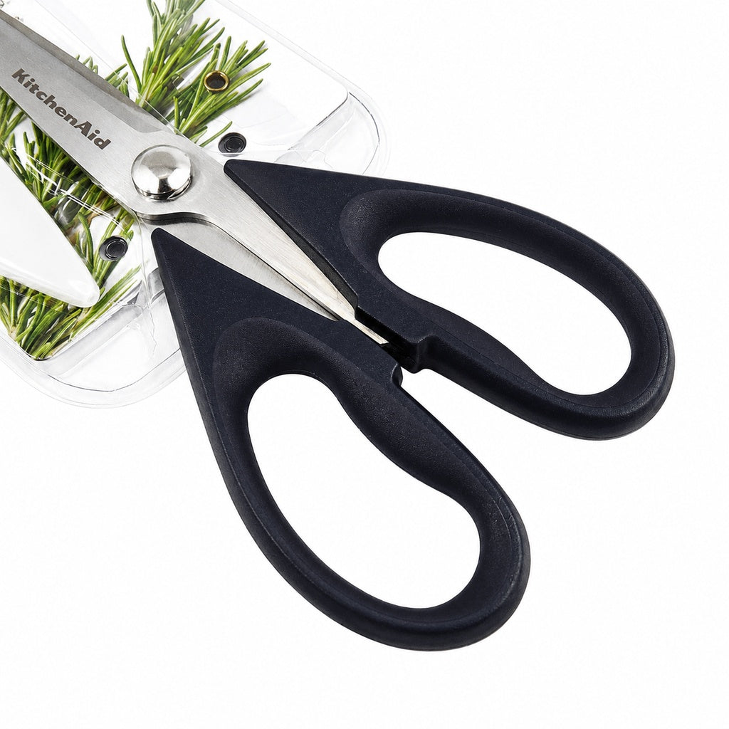 KitchenAid Navy Blue Kitchen Scissors Stainless-Steel Utility Shears with Protective Sheath