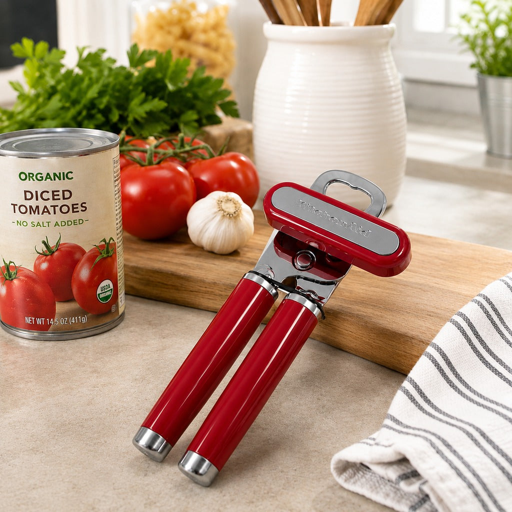 KitchenAid Multifunction Can Opener & Bottle Opener - Dark Pink
