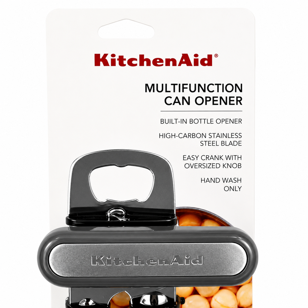 KitchenAid Multifunction Can Opener & Bottle Opener - Gray