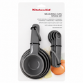 KitchenAid 9-Piece Measuring Cups & Spoons Set – Gray, Dishwasher Safe
