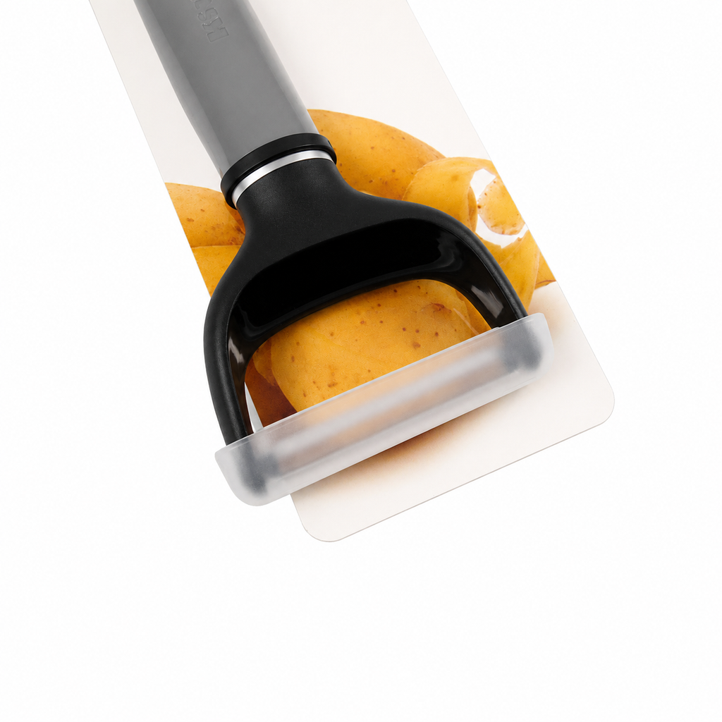 KitchenAid Y Peeler with Protective Blade Cover – Gray, Dishwasher Safe Vegetable & Fruit Peeler