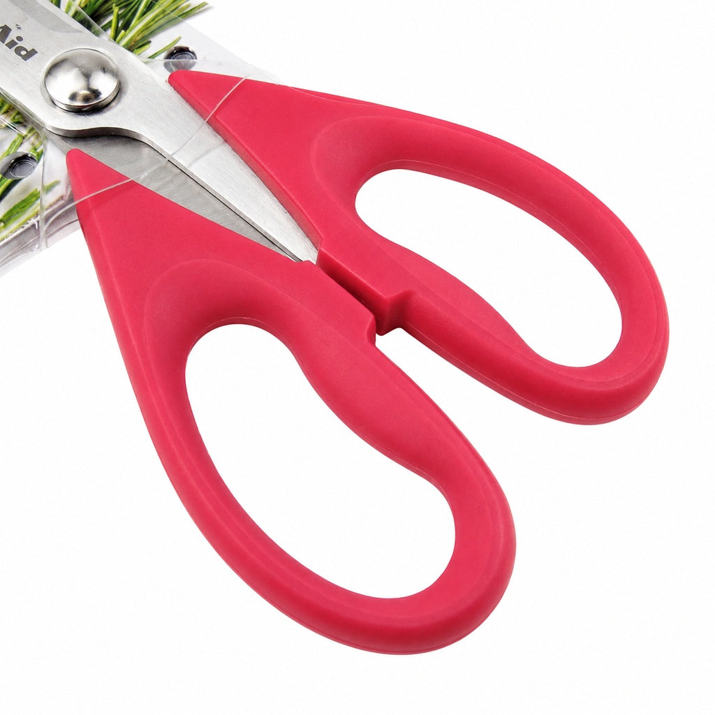 KitchenAid Dark Pink Kitchen Scissors Stainless-Steel Utility Shears with Protective Sheath