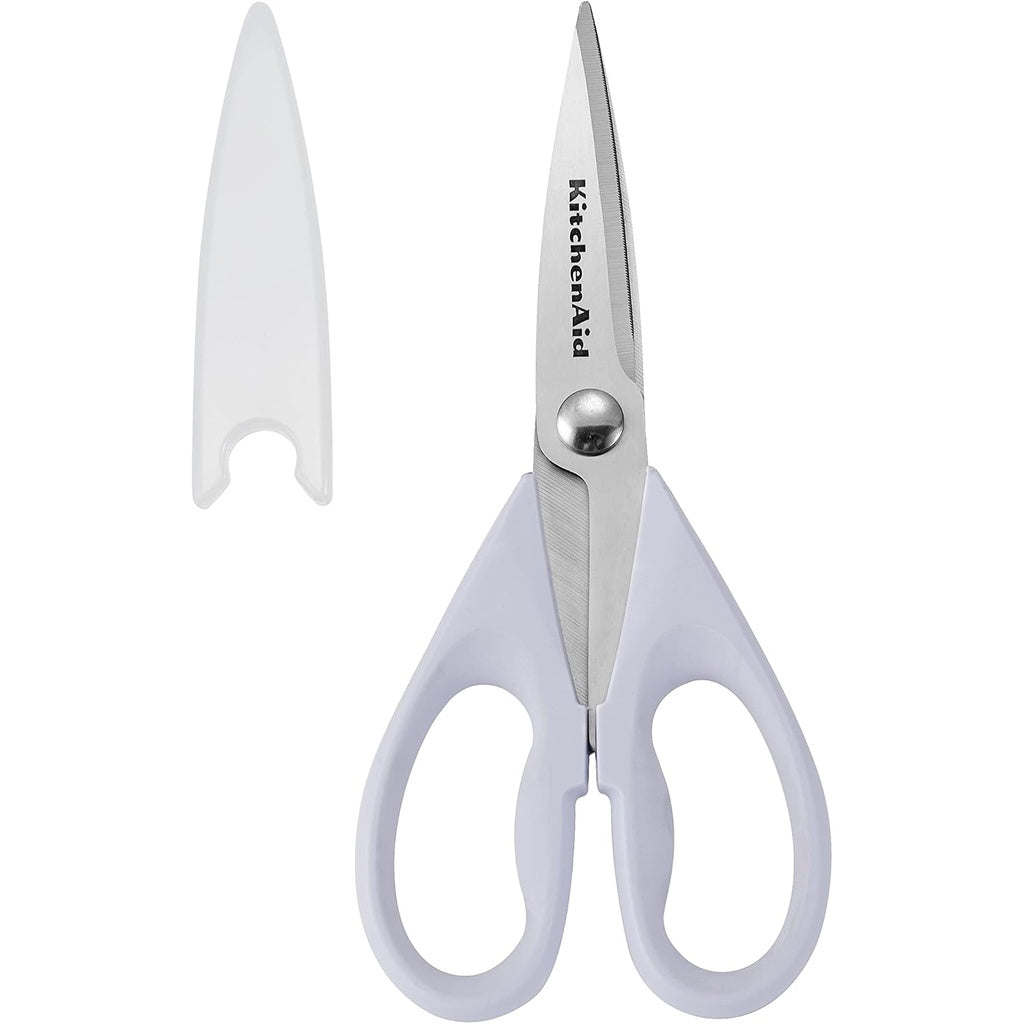 KitchenAid Lavender Purple Kitchen Scissors Stainless-Steel Utility Shears with Protective Sheath