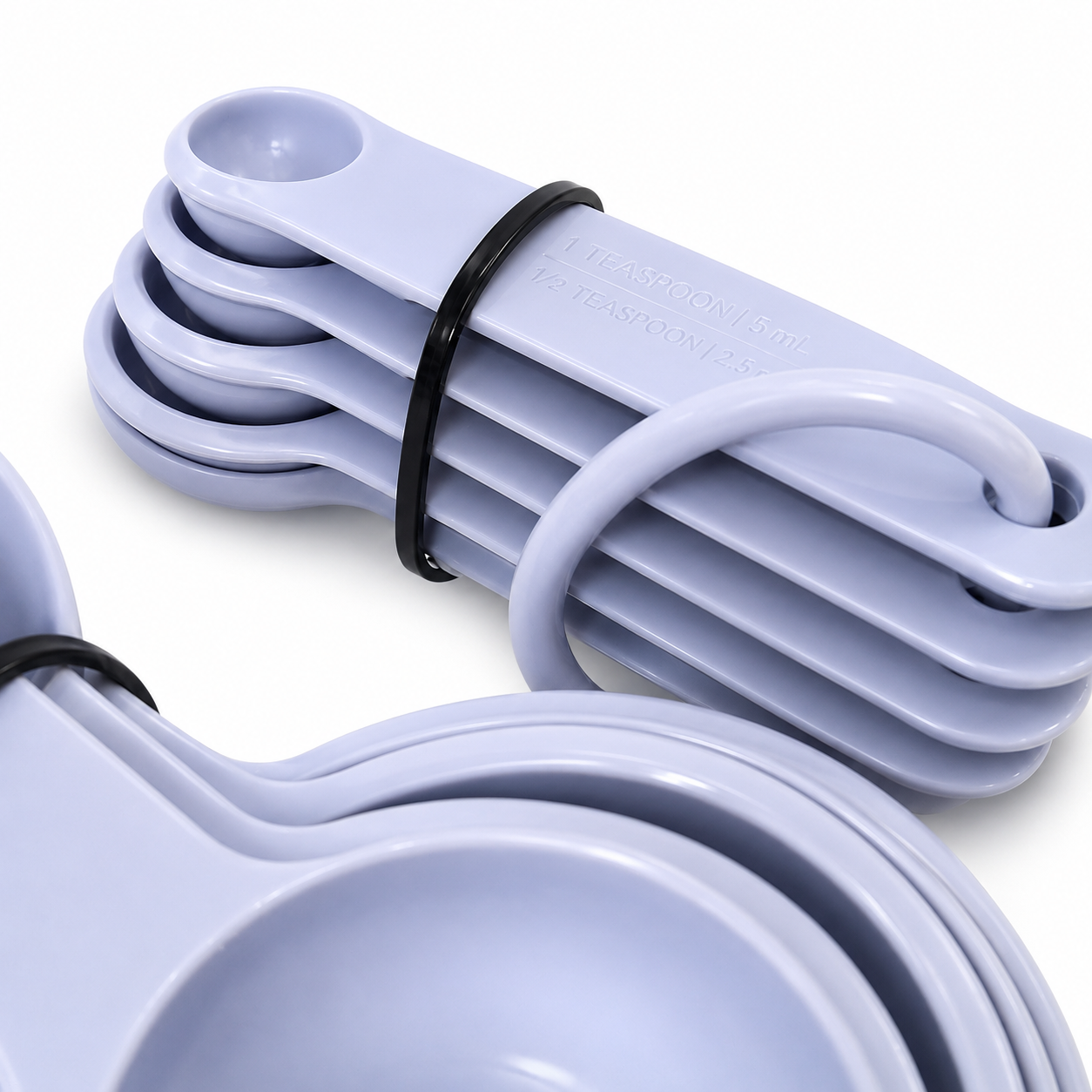 KitchenAid 9-Piece Measuring Cups & Spoons Set – Lavender Purple, Dishwasher Safe