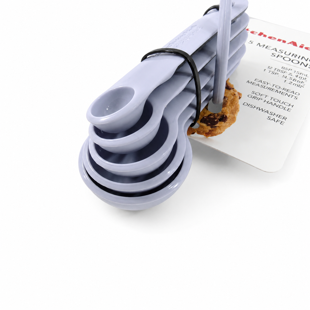 KitchenAid 5-Piece Measuring Spoon Set – Lavender Purple, Dishwasher Safe