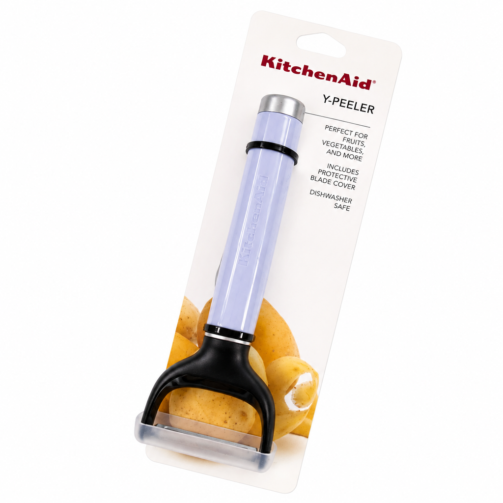 KitchenAid Y Peeler with Protective Blade Cover – Lavender Purple, Dishwasher Safe Vegetable & Fruit Peeler