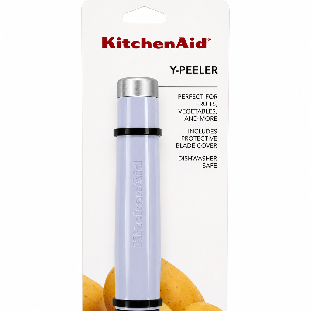KitchenAid Y Peeler with Protective Blade Cover – Lavender Purple, Dishwasher Safe Vegetable & Fruit Peeler