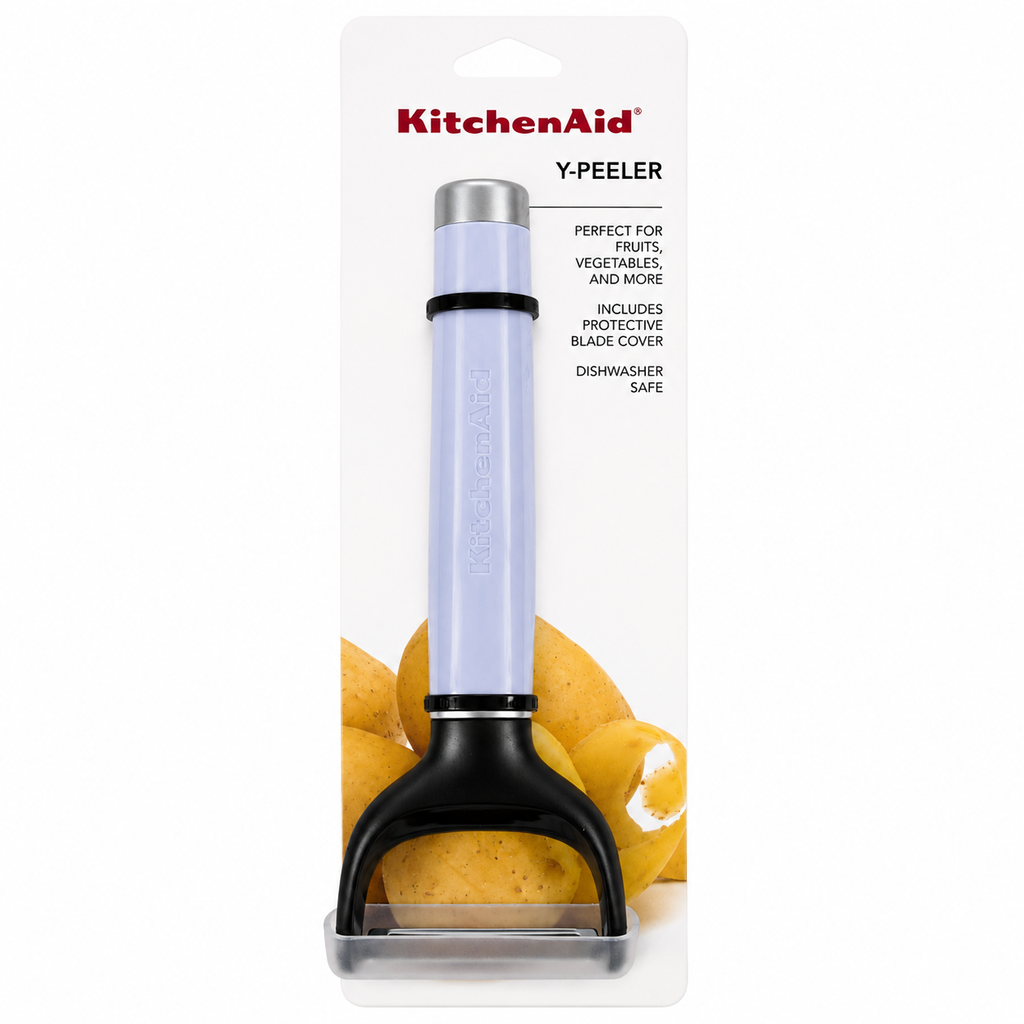 KitchenAid Y Peeler with Protective Blade Cover – Lavender Purple, Dishwasher Safe Vegetable & Fruit Peeler