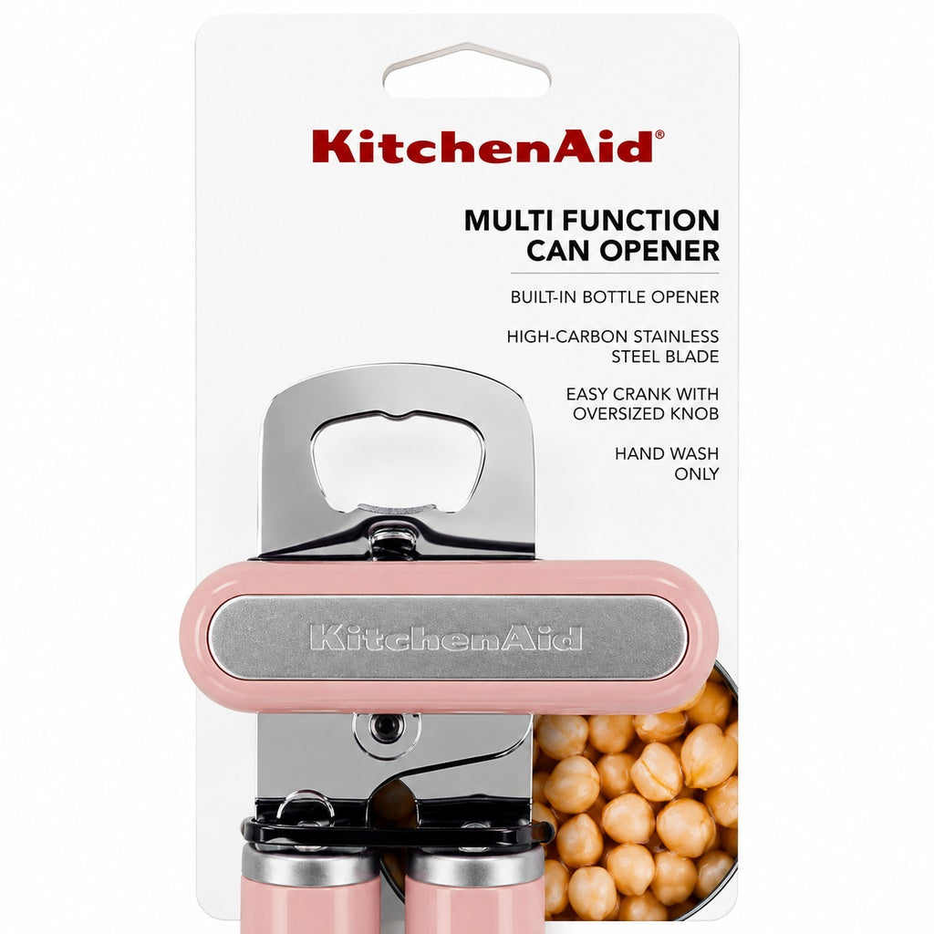 KitchenAid Multifunction Can Opener & Bottle Opener - Light Pink