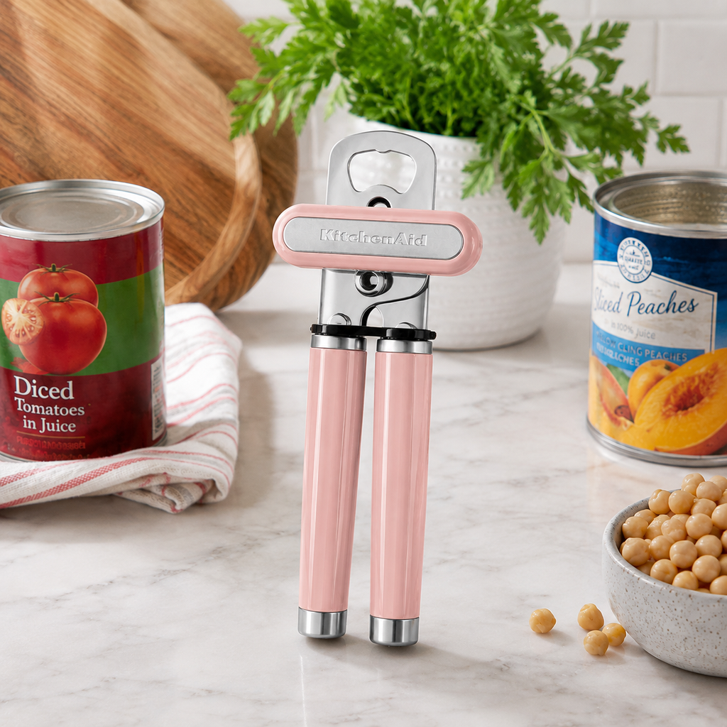 KitchenAid Multifunction Can Opener & Bottle Opener - Light Pink
