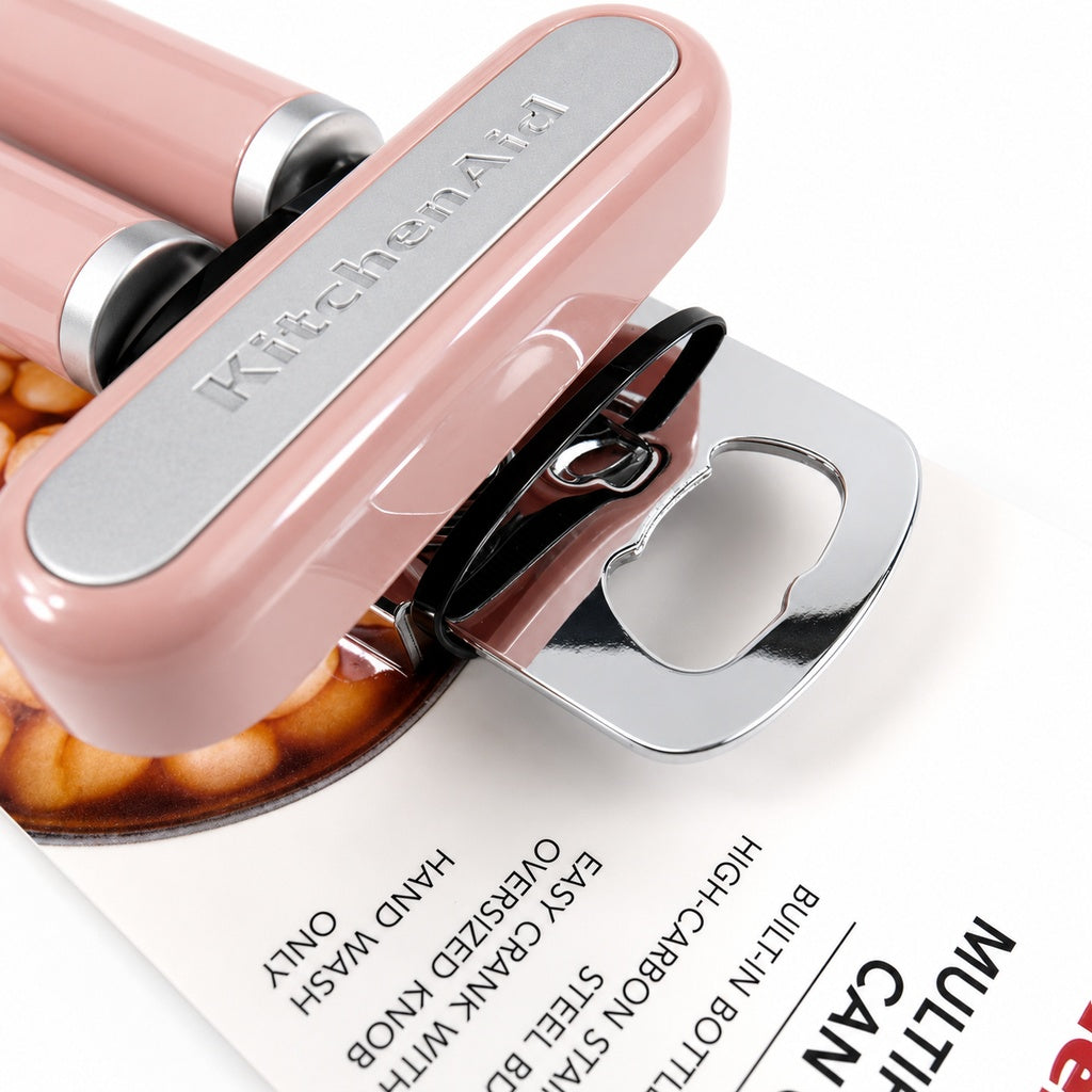 KitchenAid Multifunction Can Opener & Bottle Opener - Light Pink
