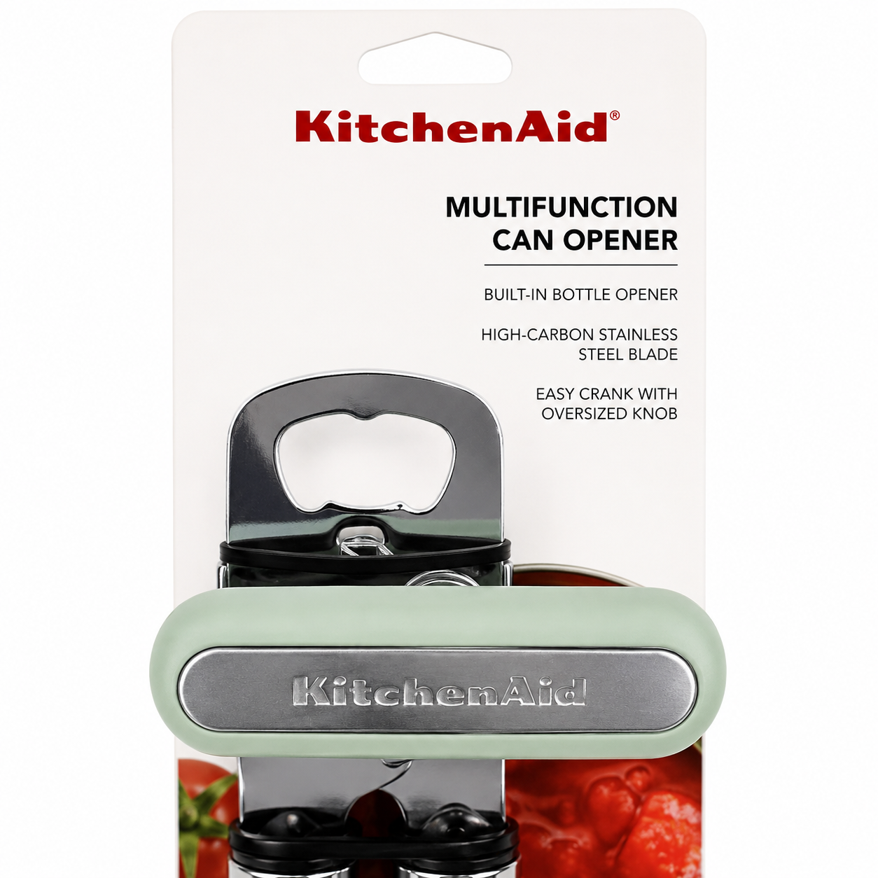 KitchenAid Multifunction Can Opener & Bottle Opener – Pistachio Green