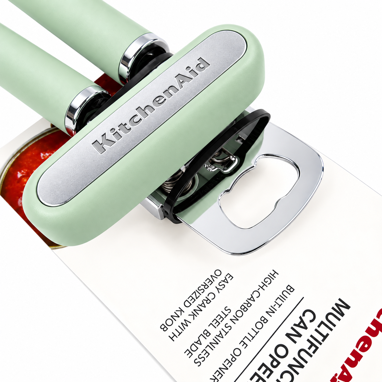 KitchenAid Multifunction Can Opener & Bottle Opener – Pistachio Green