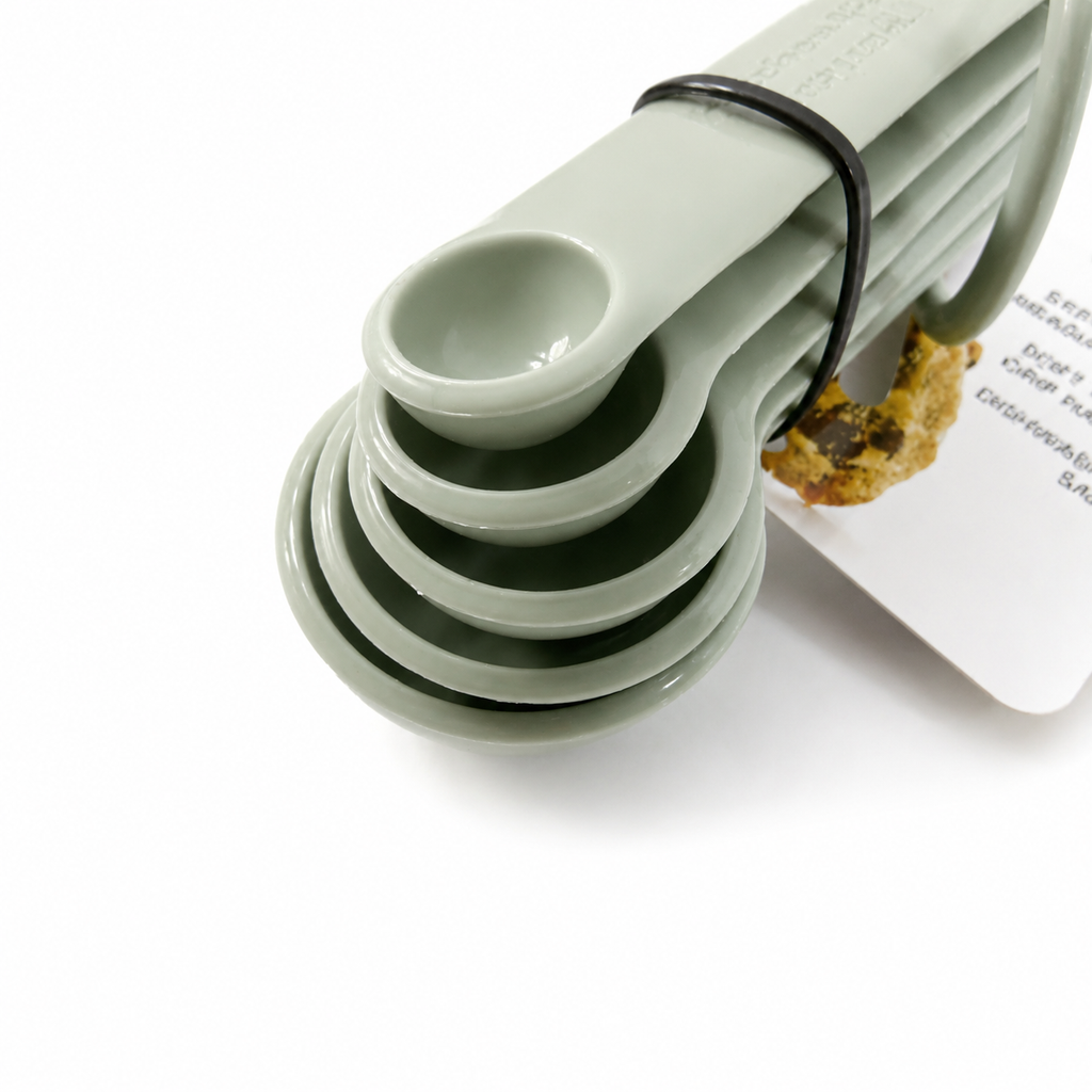 KitchenAid 5-Piece Measuring Spoon Set – Pistachio Green, Dishwasher Safe