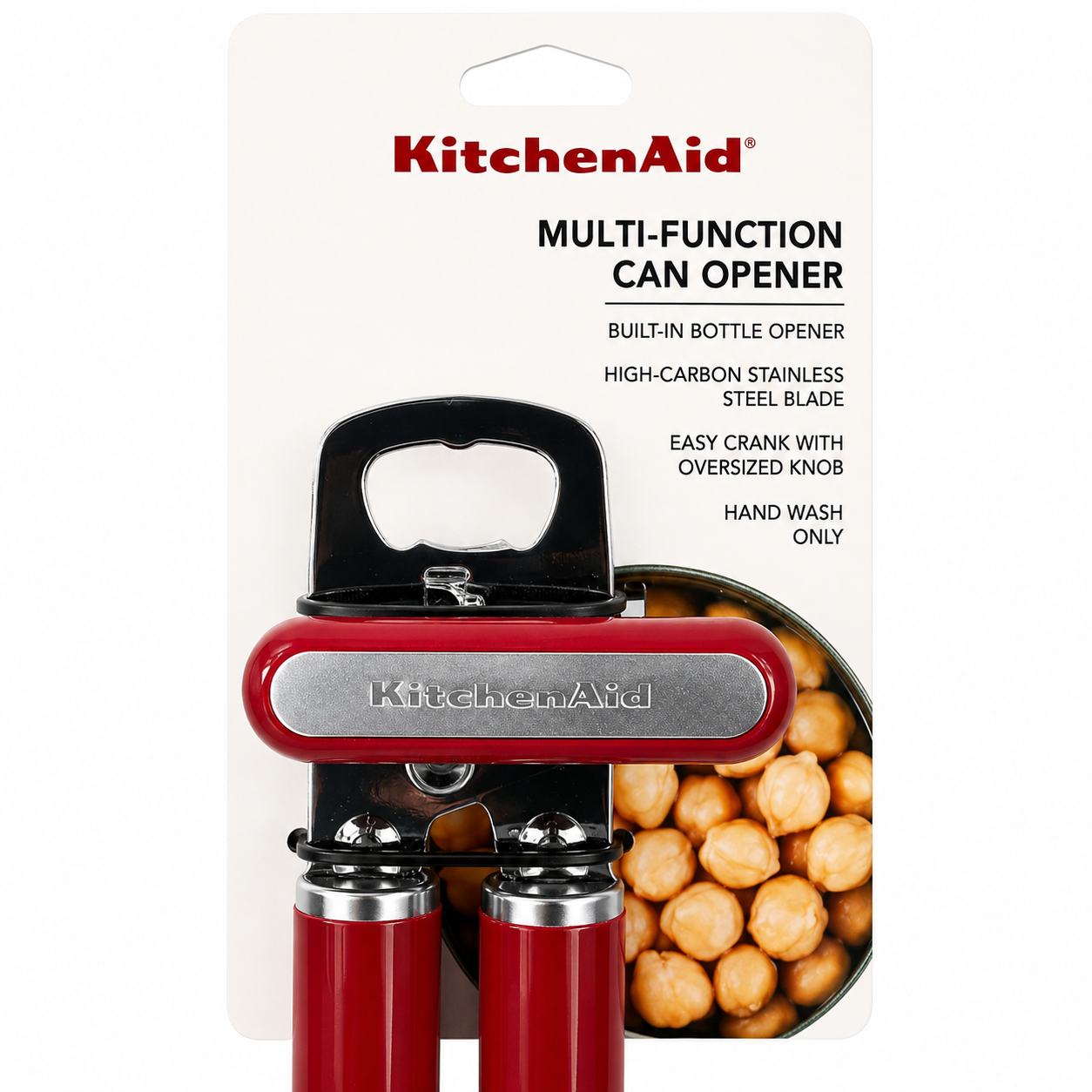 KitchenAid Multifunction Can Opener & Bottle Opener – Red