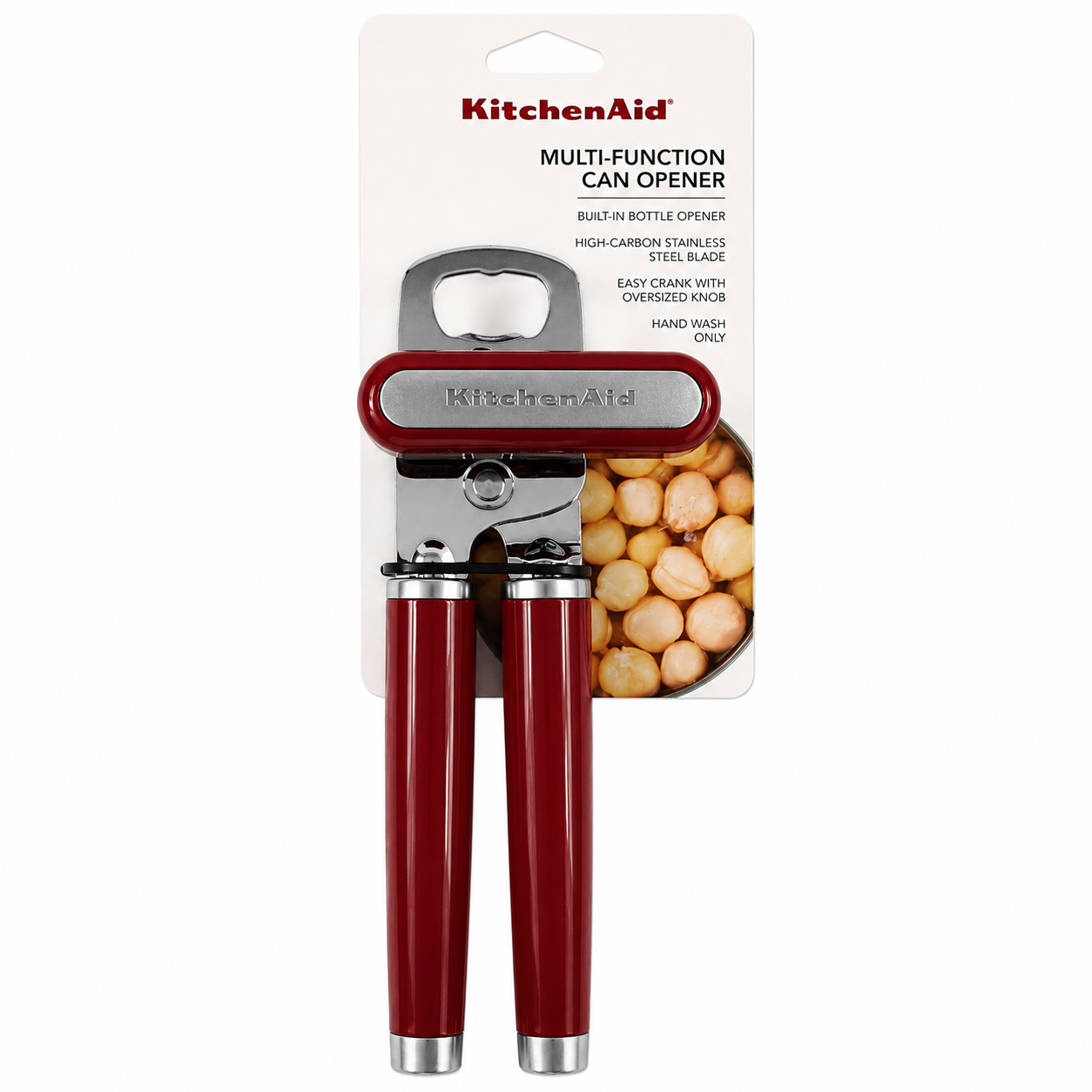 KitchenAid Multifunction Can Opener & Bottle Opener – Red