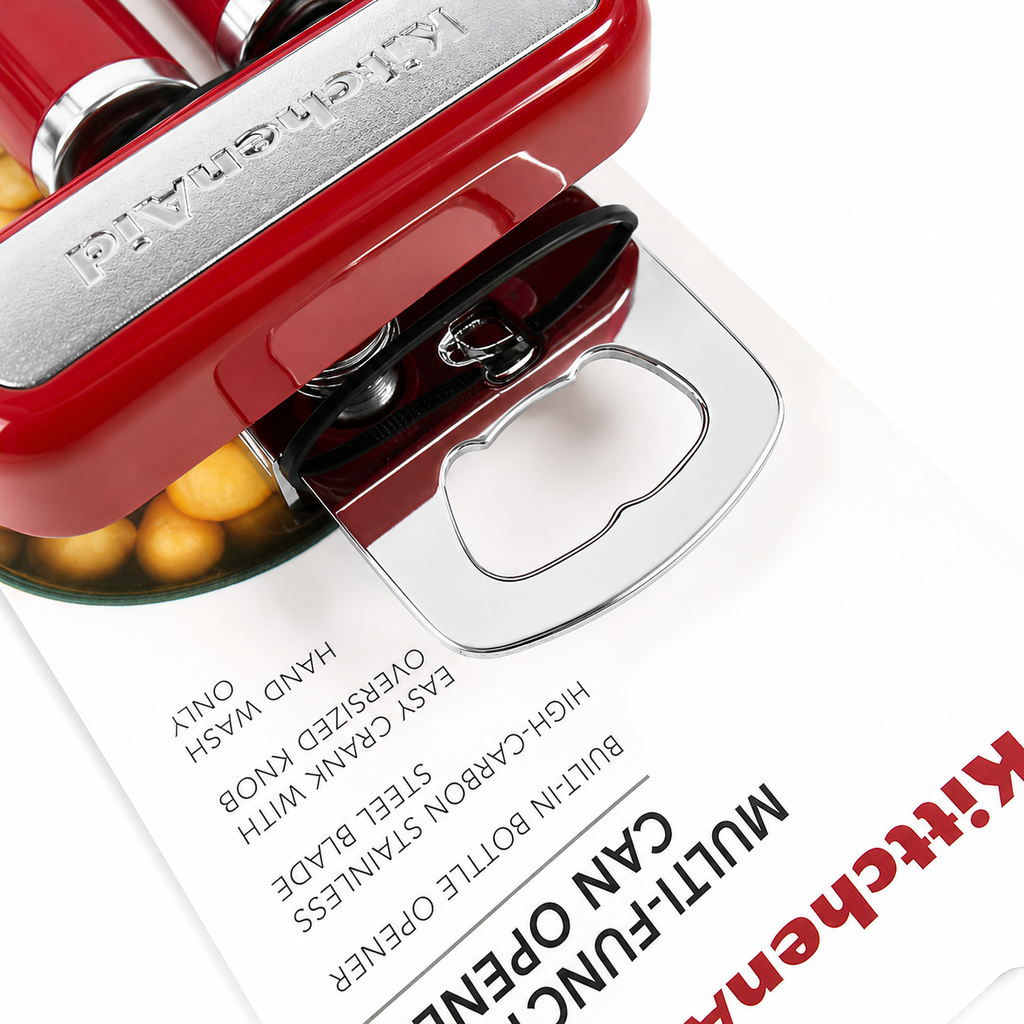 KitchenAid Multifunction Can Opener & Bottle Opener – Red