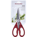 KitchenAid Red Kitchen Shears Heavy-Duty Stainless Steel Kitchen Scissors with Protective Sheath