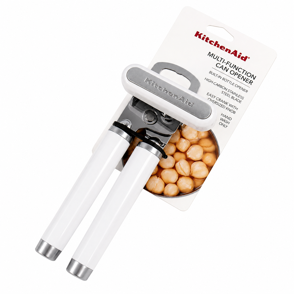 KitchenAid Multifunction Can Opener & Bottle Opener – White