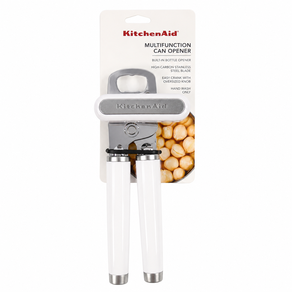 KitchenAid Multifunction Can Opener & Bottle Opener – White