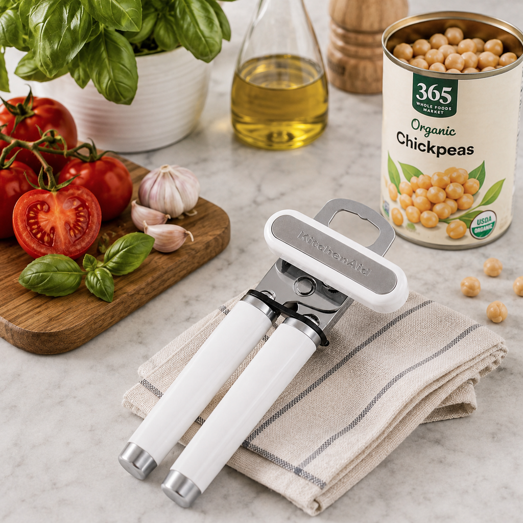 KitchenAid Multifunction Can Opener & Bottle Opener – White